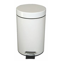 Pedal Bin Steel White featured image