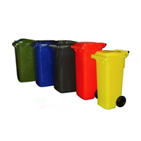 140L Wheelie Bin - Yellow body & Lid featured image