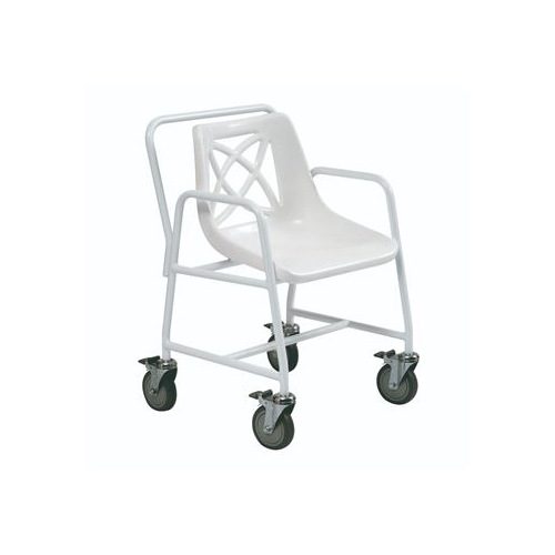 Mobile Shower Chair - Adjustable Height & featured image